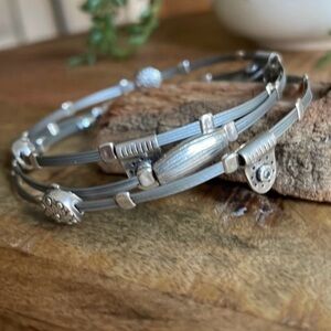 Silpada ‘HAIKU’ Sterling Silver Bracelet Trio Set B2185